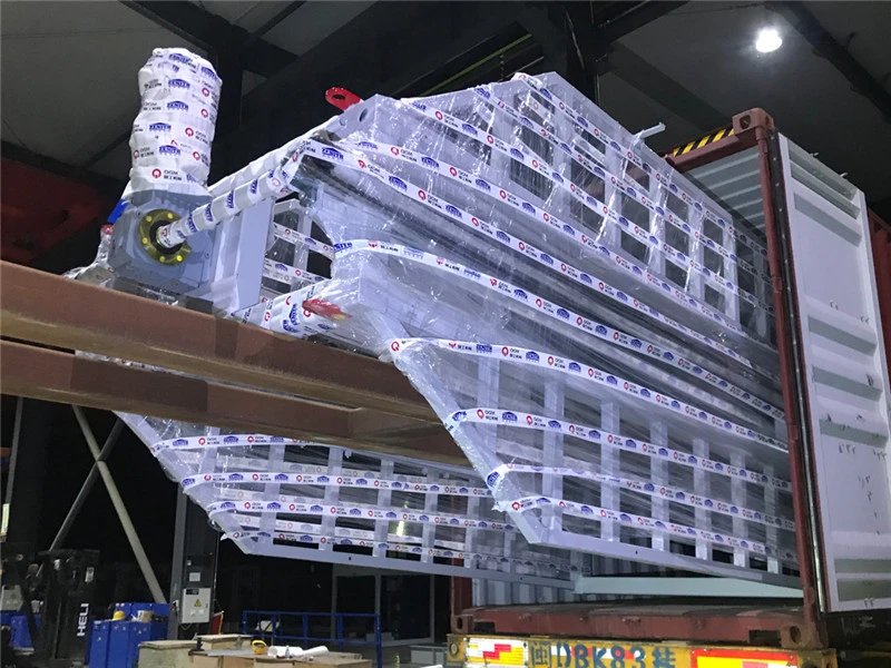 QGM-i ZN900CG automaatne blokeerimismasin koos kuivatusresti süsteemiga saadeti El Salvadori