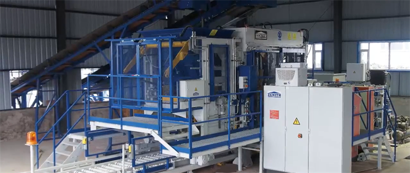 Aafrikas on käivitatud täisautomaatne mitmekihiline betoonist blokeerivate telliste tootmisprojekt.