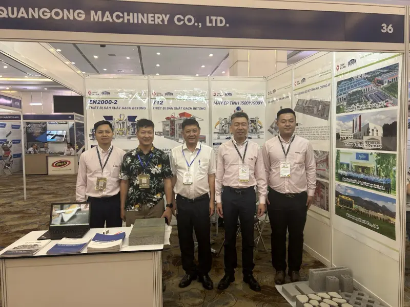 Kagu-Aasia infrastruktuuris oma tugipunkti süvendamine! Quangong Machinery Co., Ltd. särab 2026. aasta Vietnami betooninäitusel