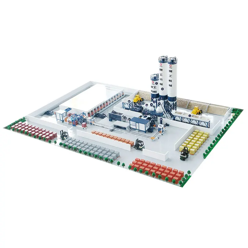 Automatiseeritud telliskivimasinate tootmisliin